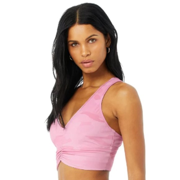 ALO Yoga Pink Sports Bra - Picture 3 of 7